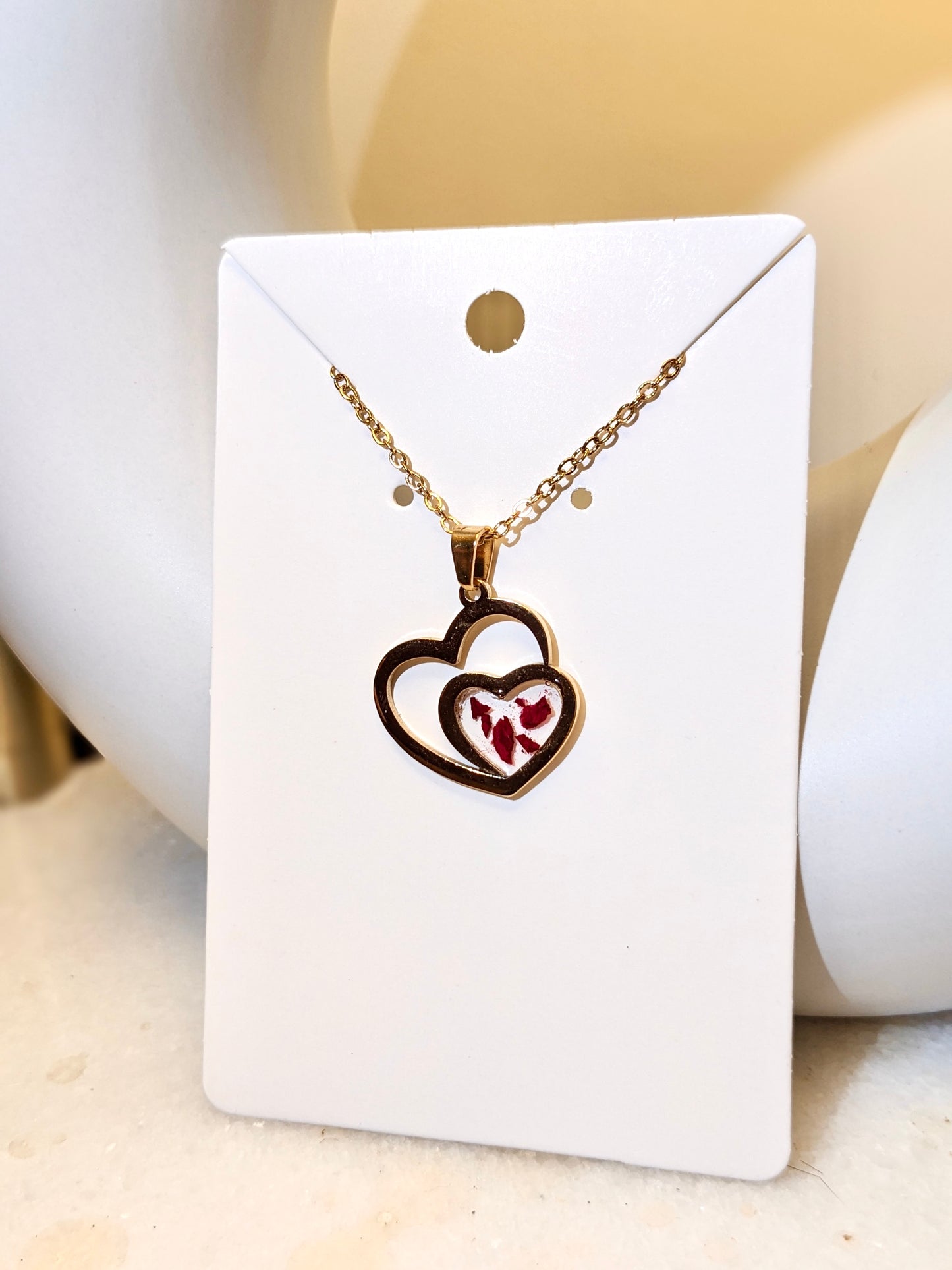 Double Heart Necklace