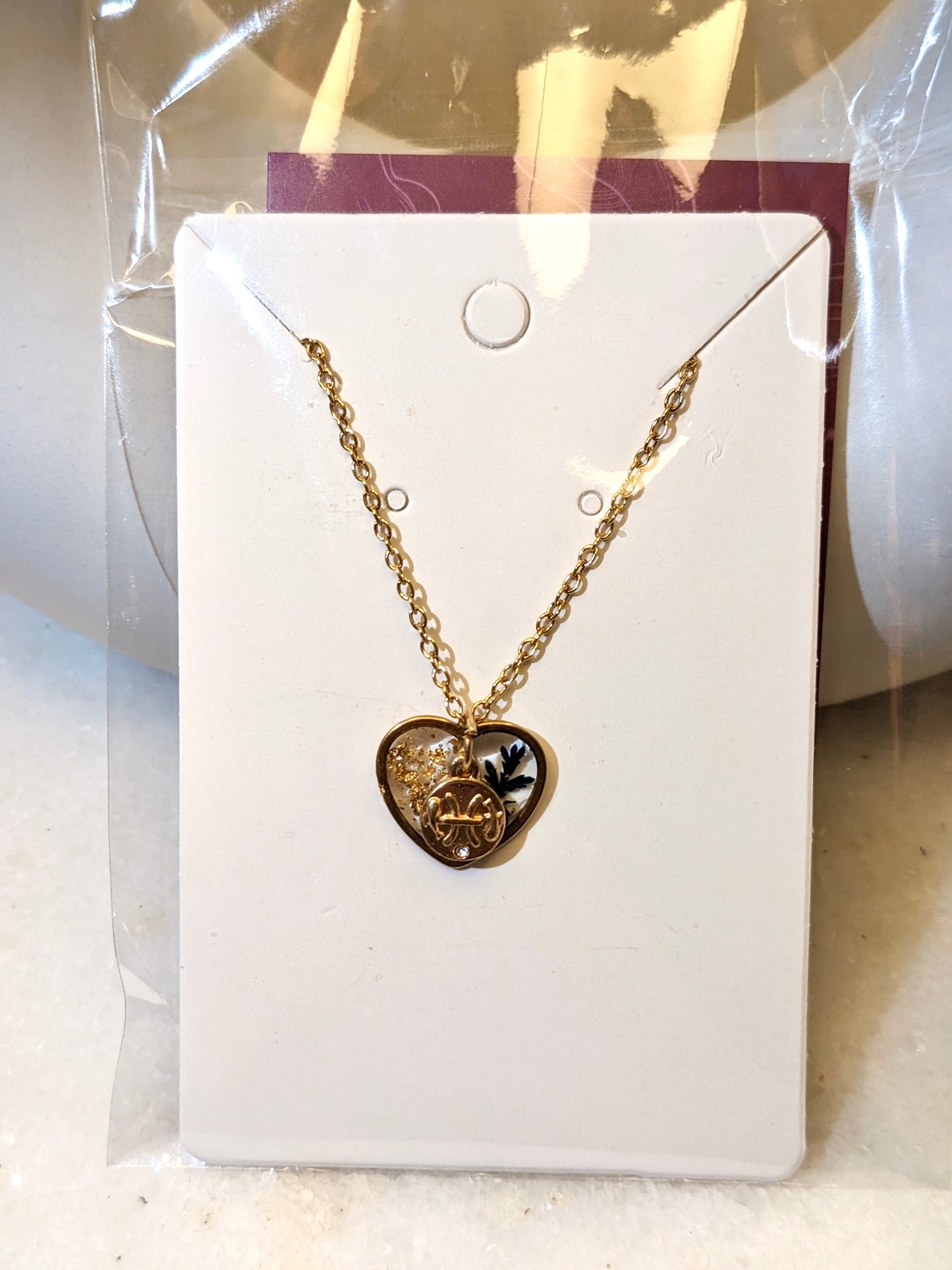 Pisces Heart Necklace