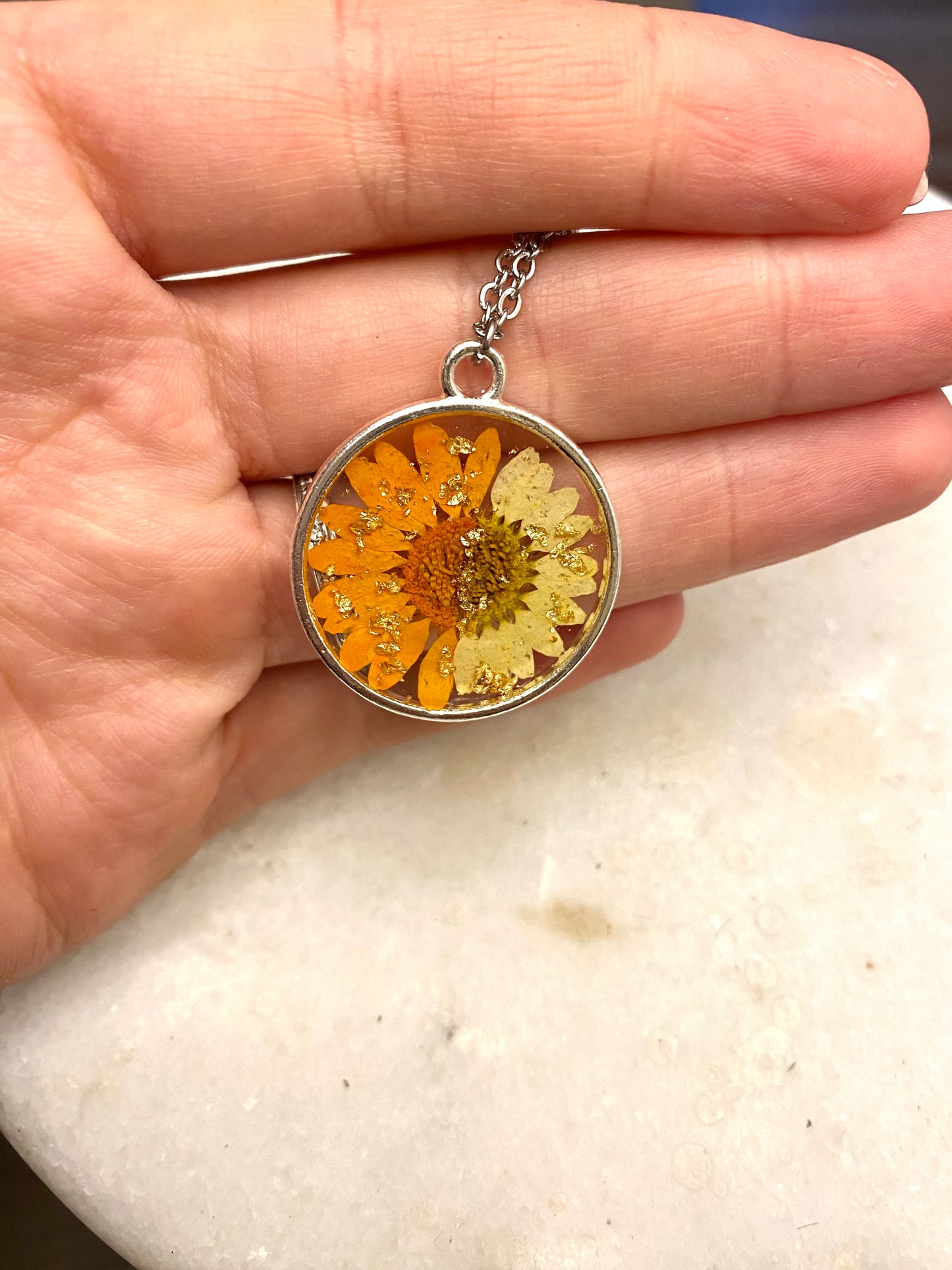 Sunflower Necklace