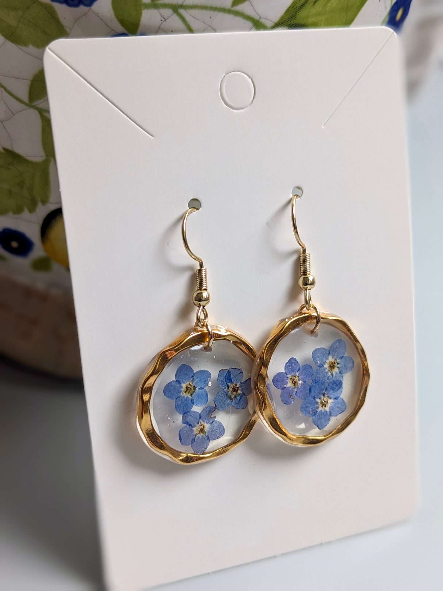 Forget me not earrings