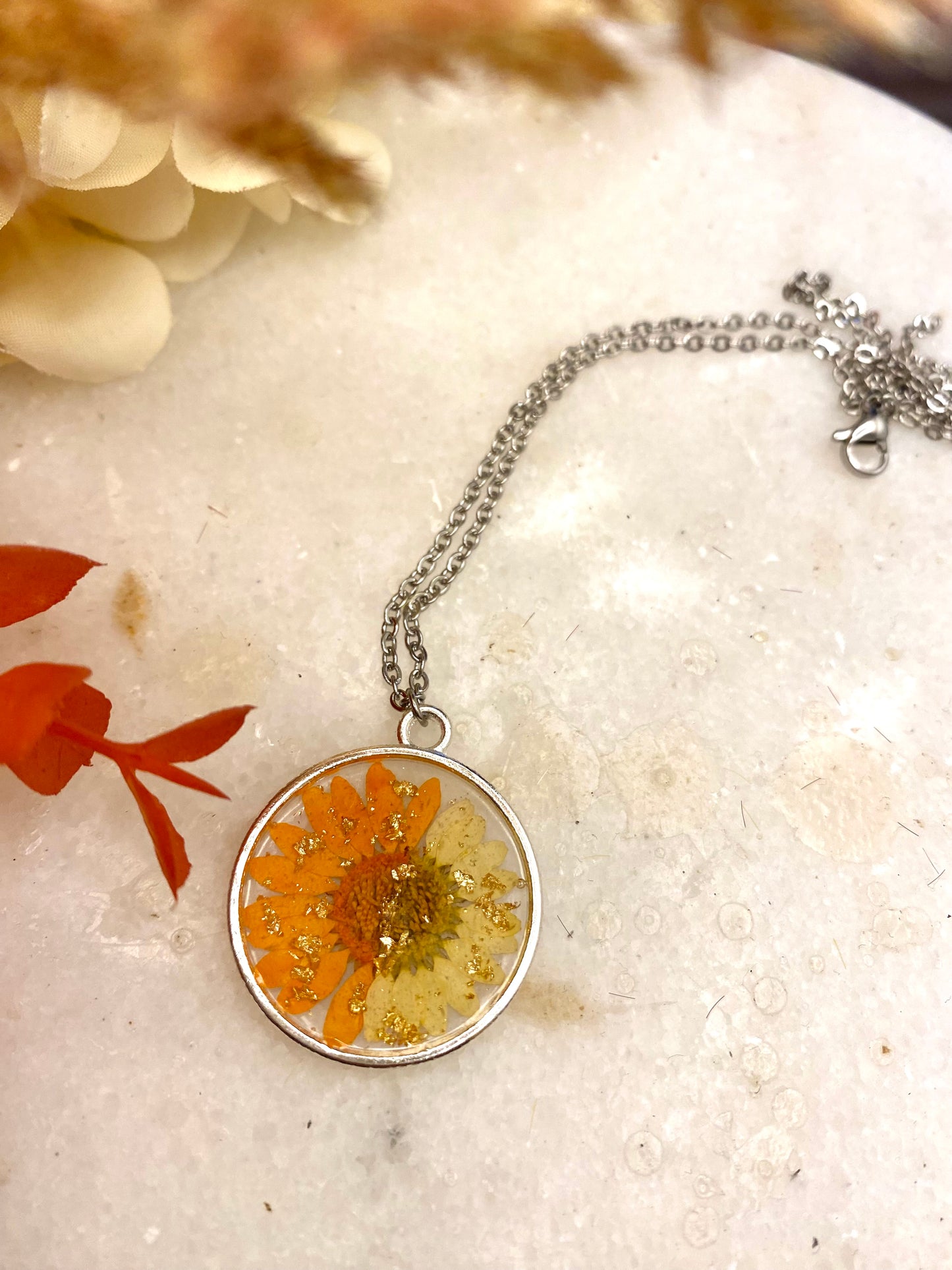 Sunflower Necklace