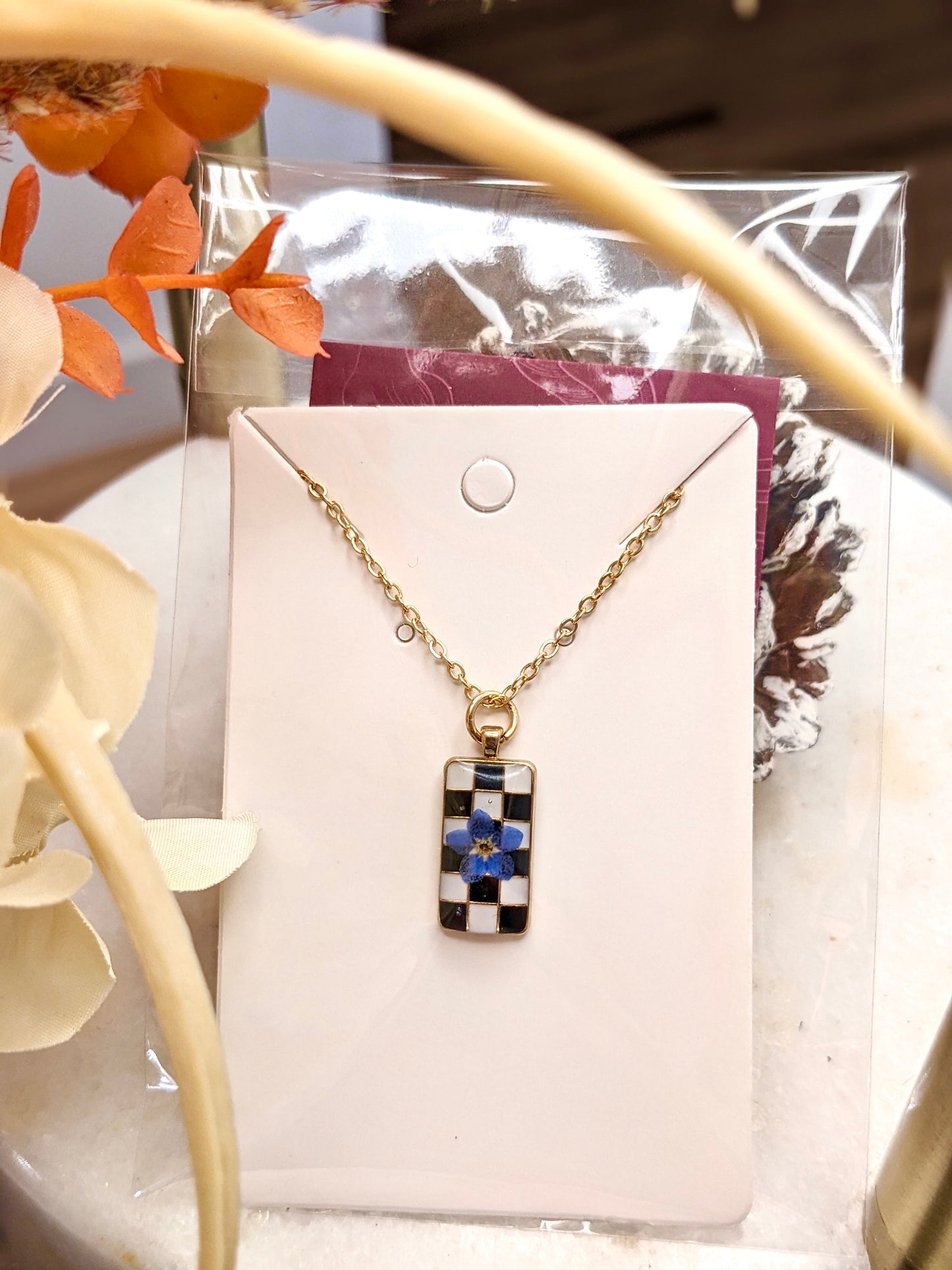 “Forget-Me-Not” Necklace