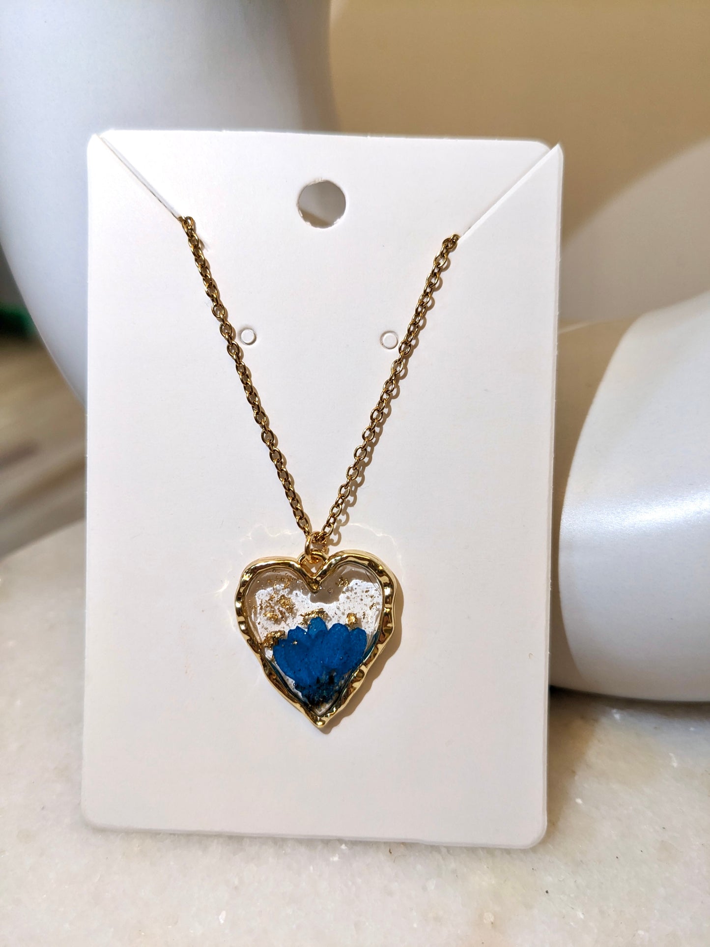 Azure Heart Elegance Necklace