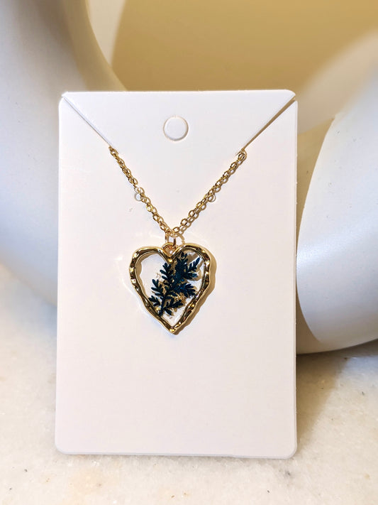 Blue Leaf Pendant