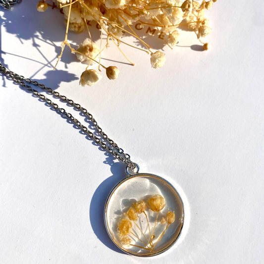 Amber Blossom Pendant