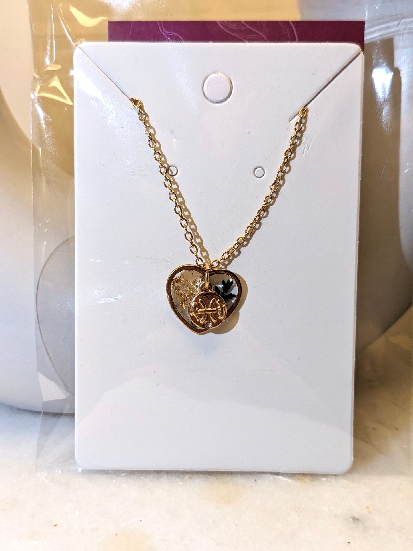 Pisces Heart Necklace