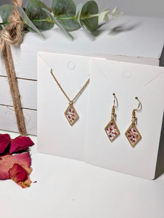 Matching Earring and Necklace Set