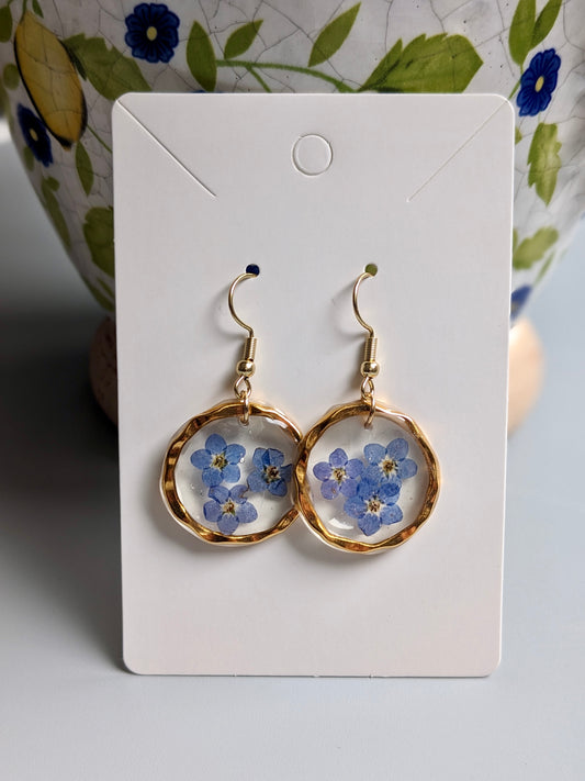 Forget me not earrings