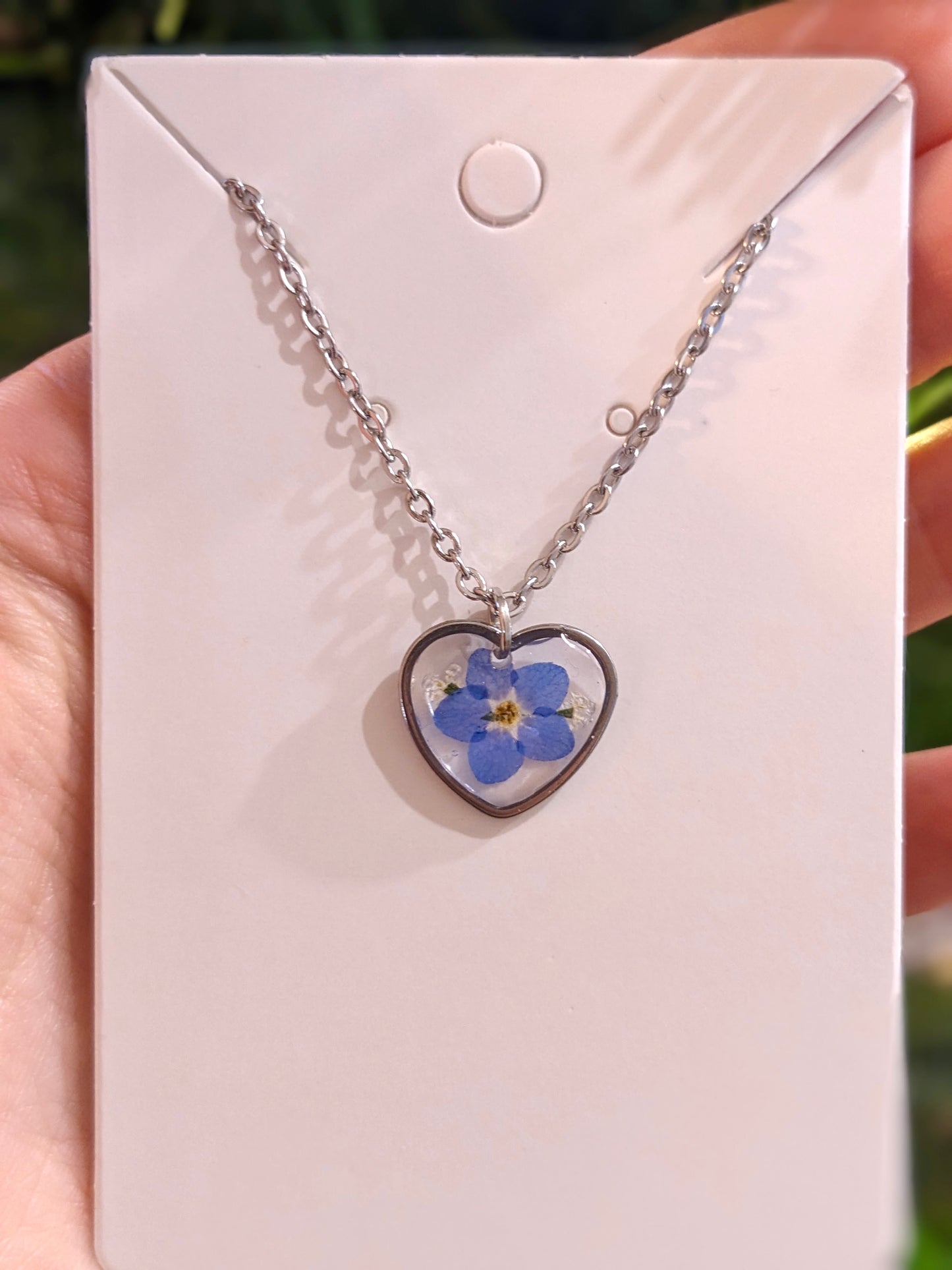 “Forget-Me-Not” Necklace