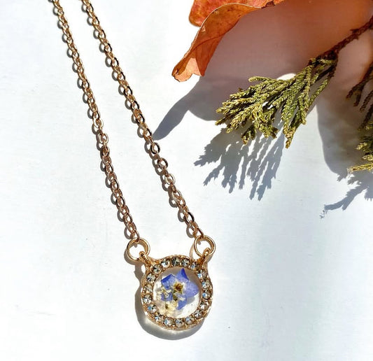 “Forget-Me-Not” Necklace