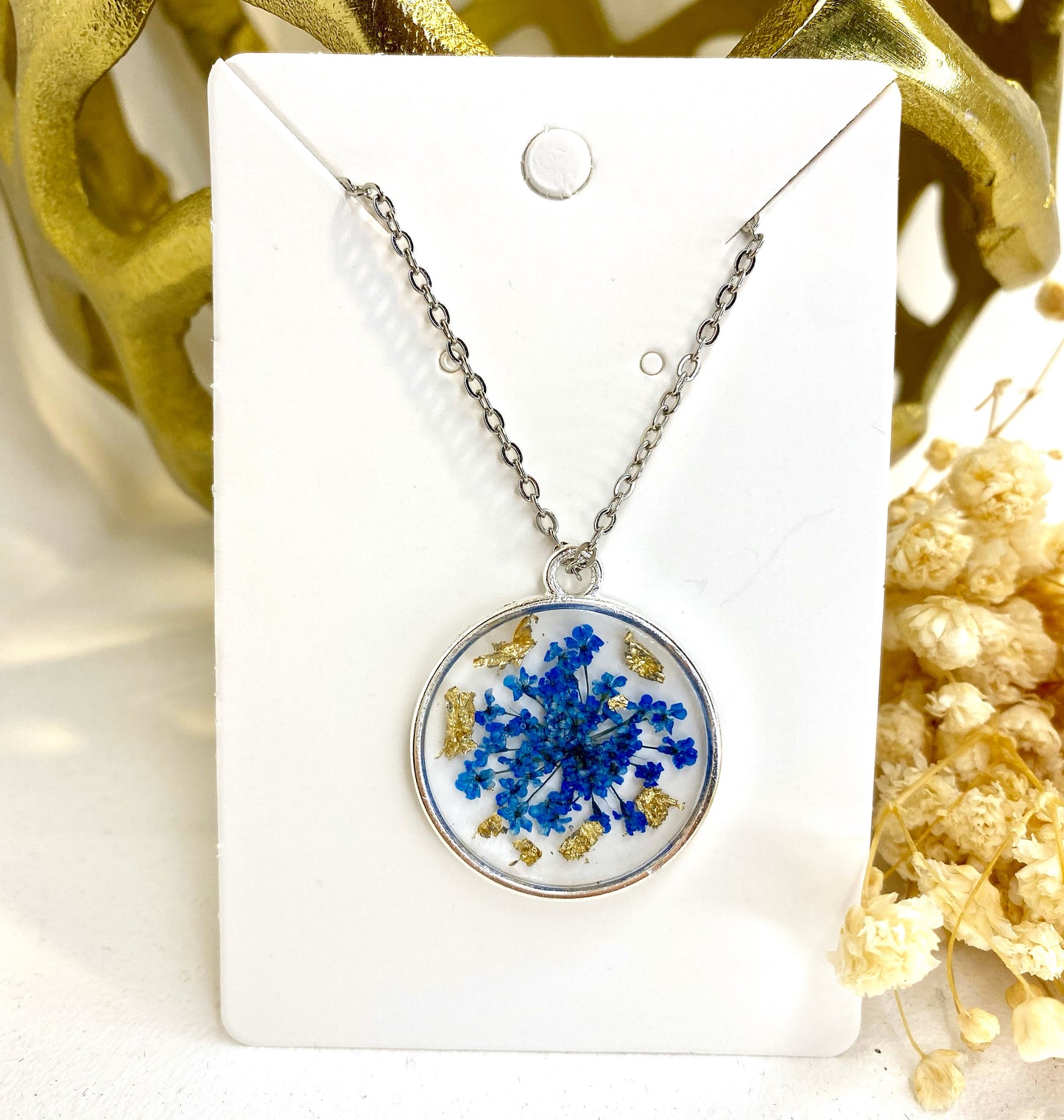 Azure Petals Necklace