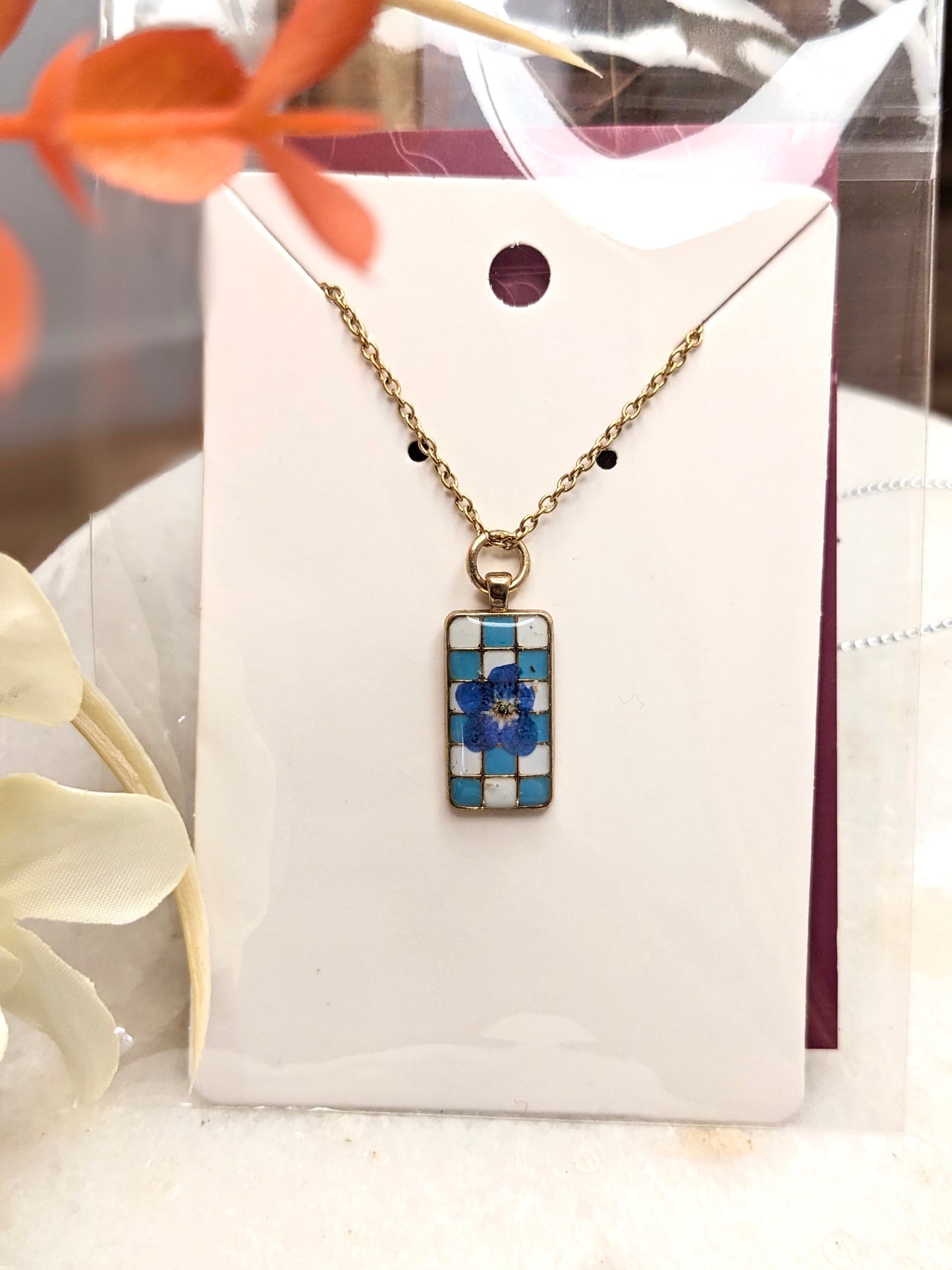 “Forget-Me-Not” Necklace