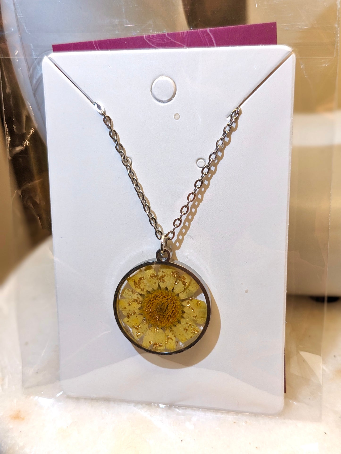 Sunflower Necklace