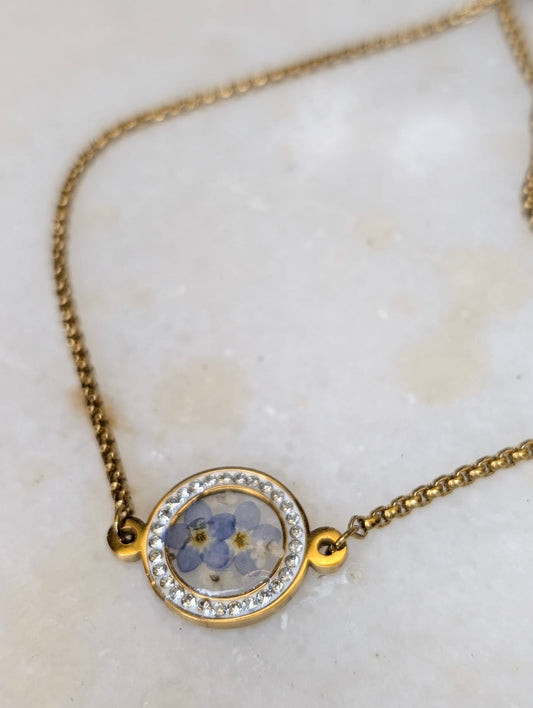 18K Golden Plated “Forget-Me-Not” Bracelet