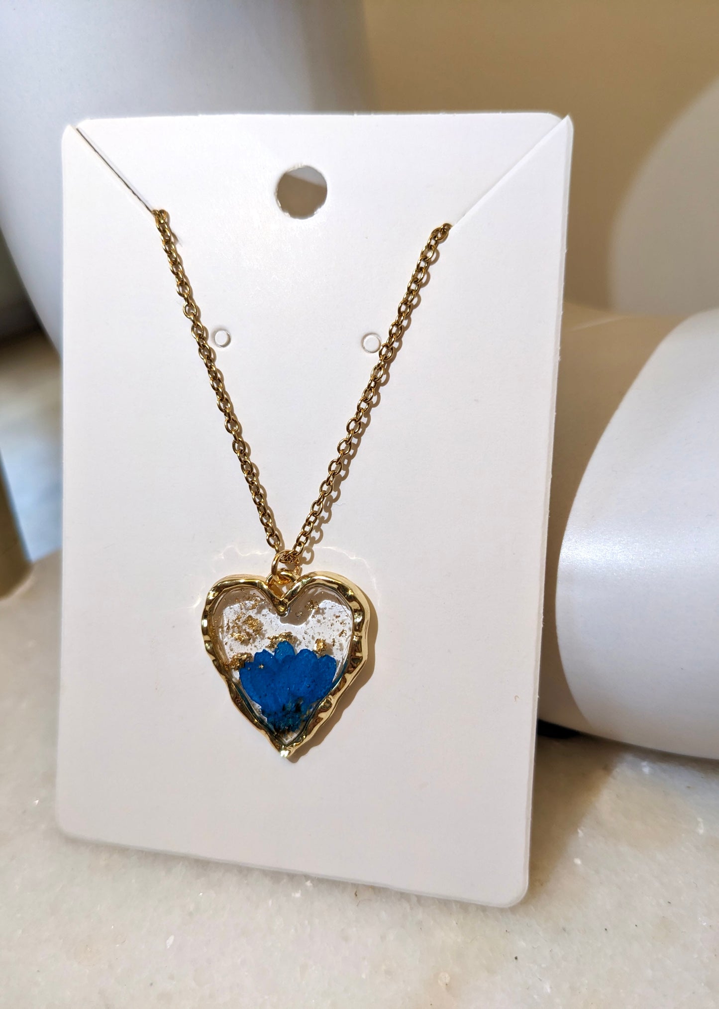 Azure Heart Elegance Necklace