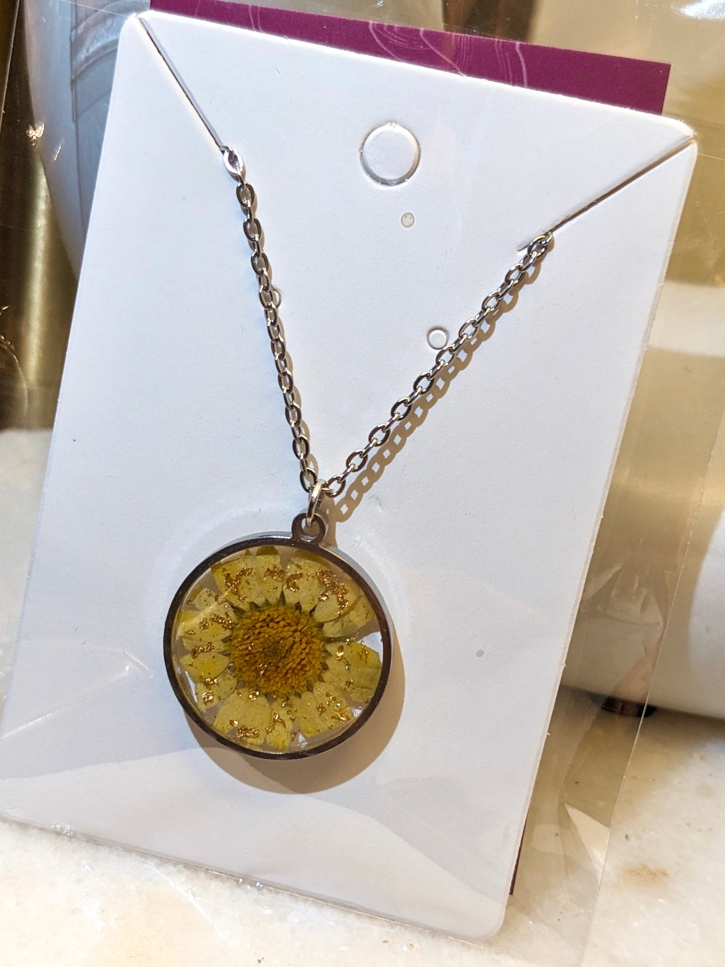 Sunflower Necklace