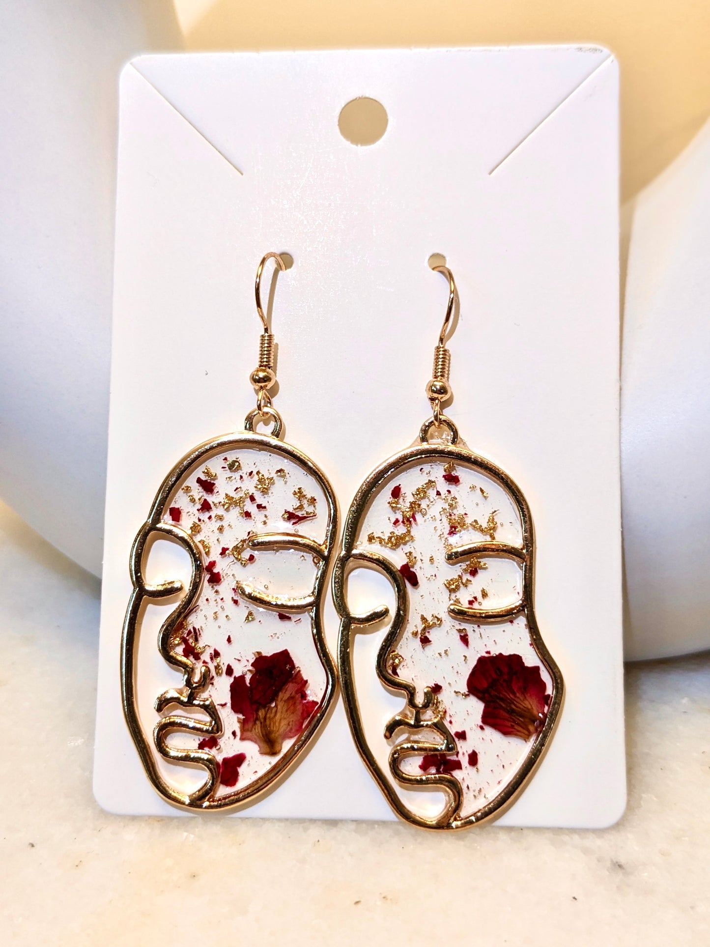 Red Roses Earrings