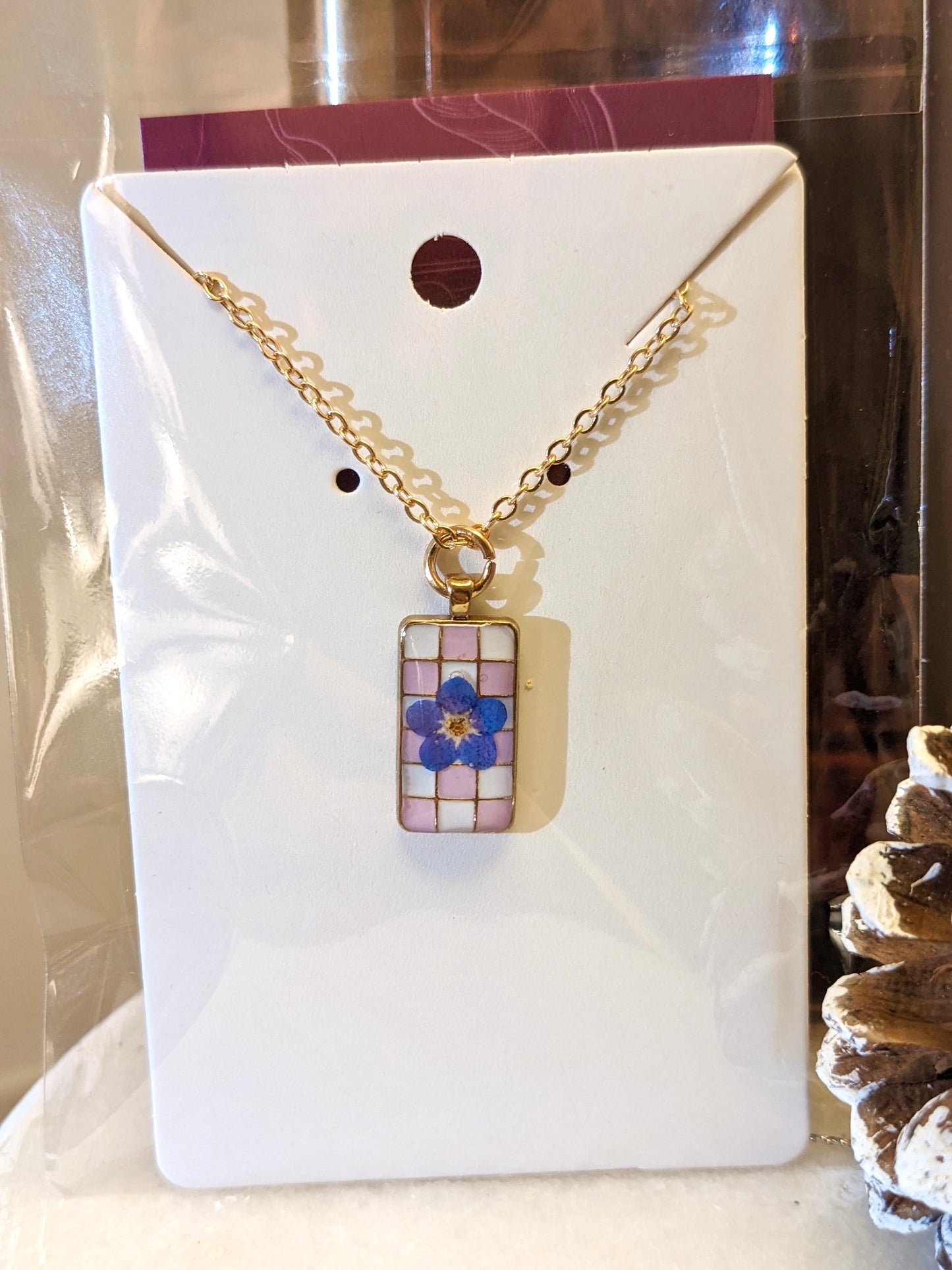 “Forget-Me-Not” Necklace