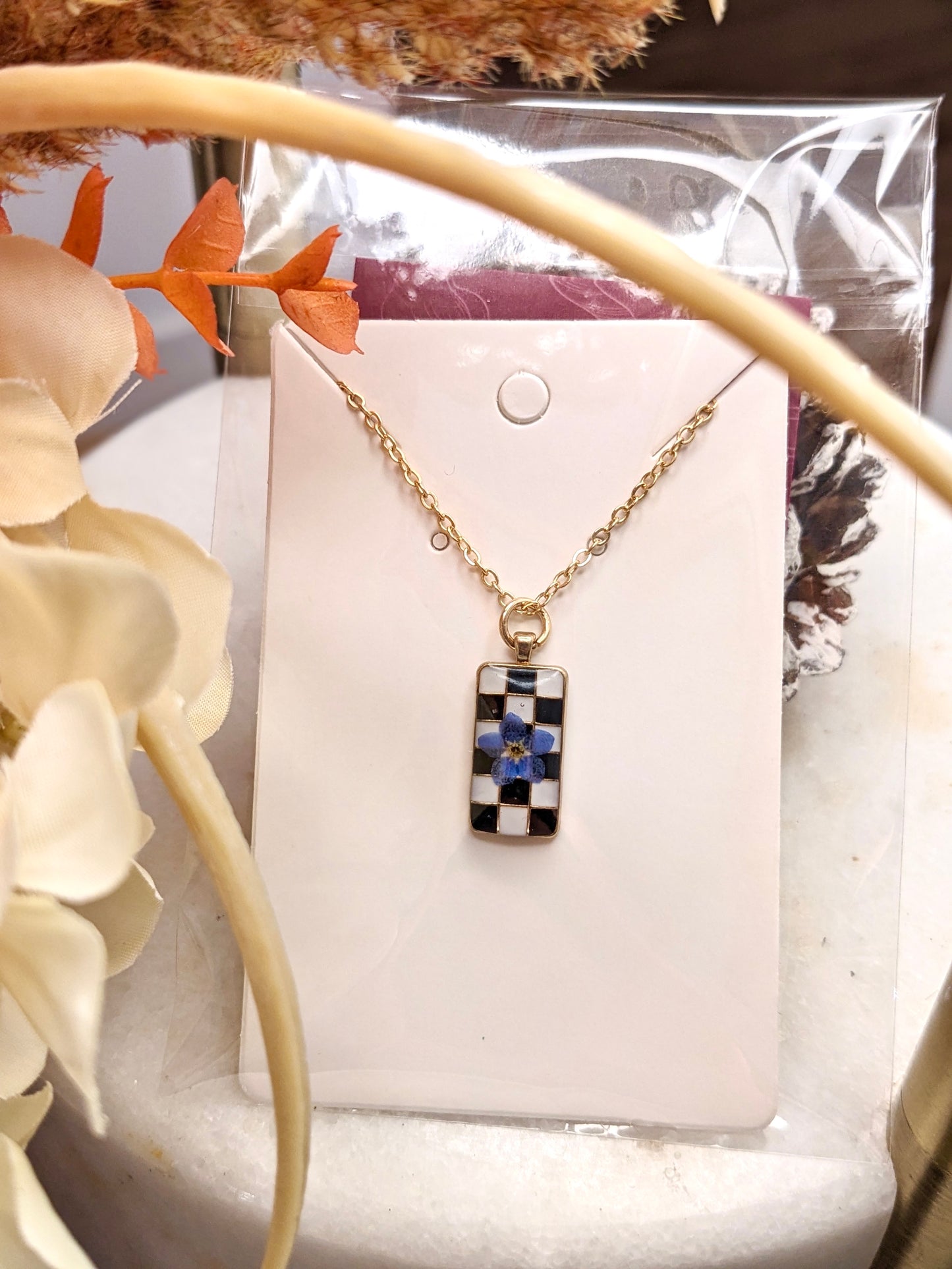 “Forget-Me-Not” Necklace