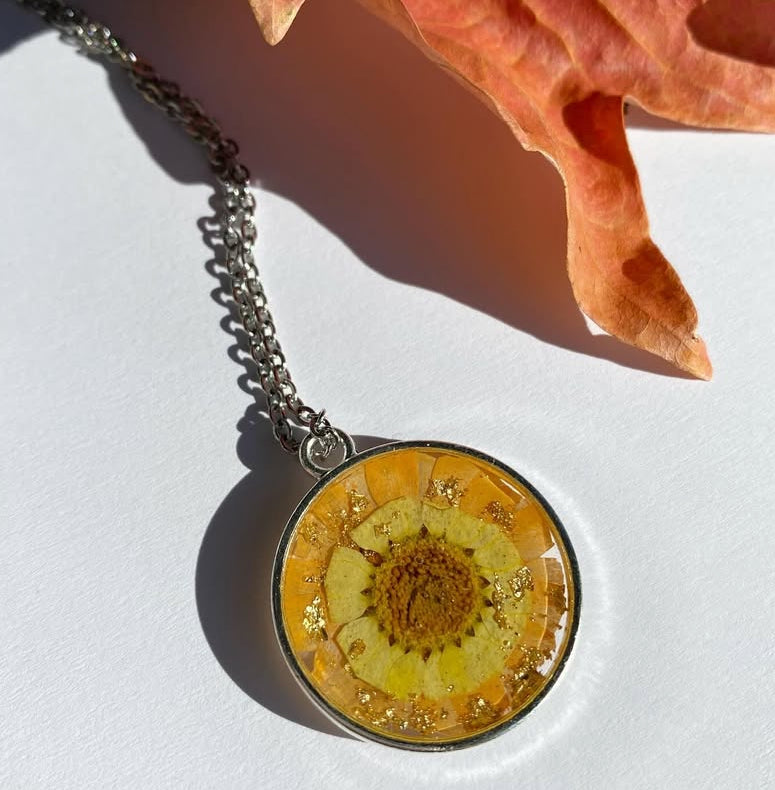 Golden Bloom Pendant