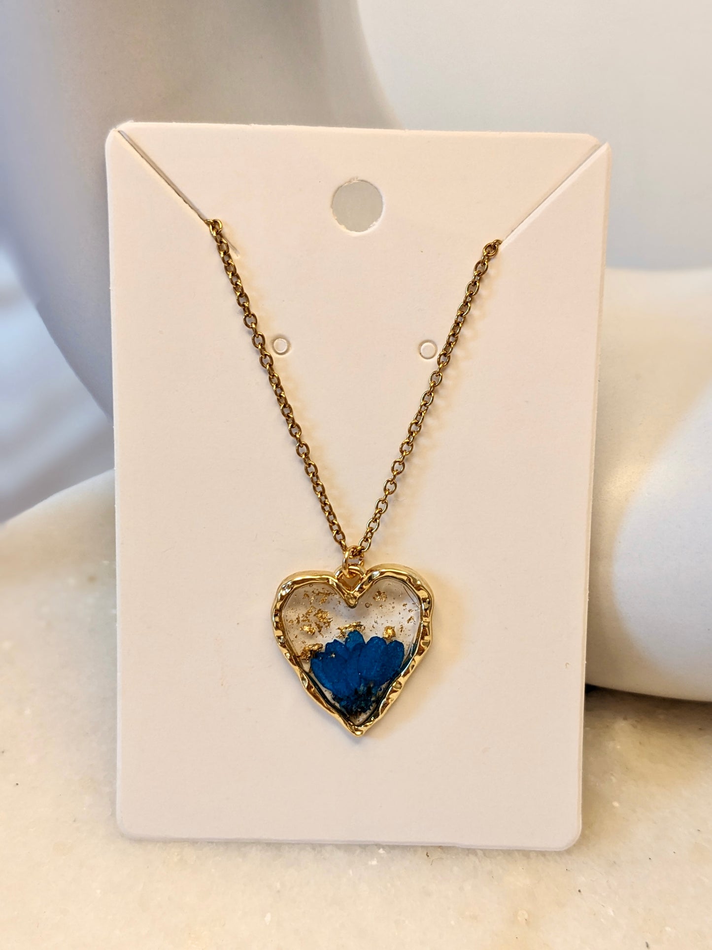 Azure Heart Elegance Necklace