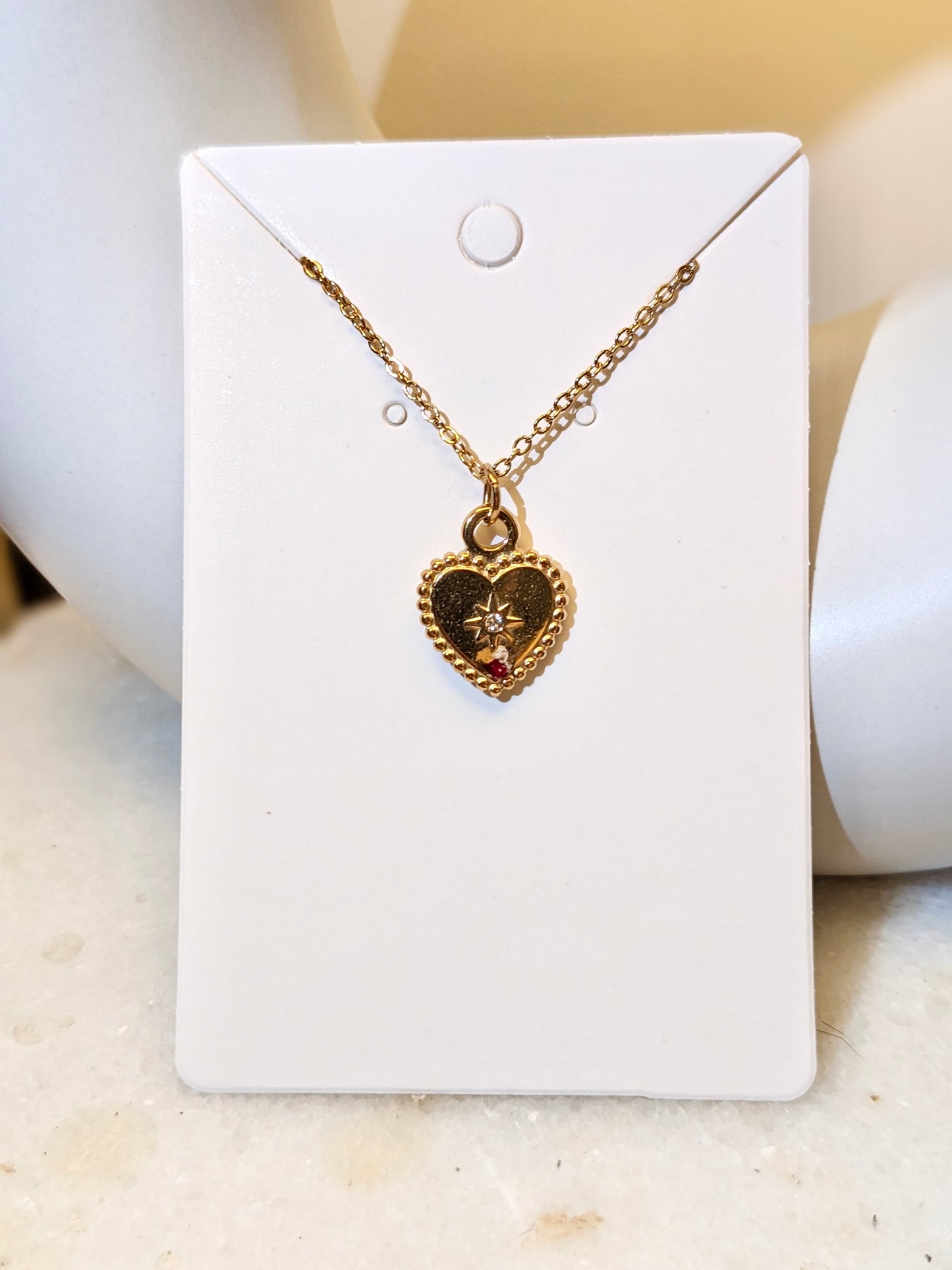 Golden Heart Necklace