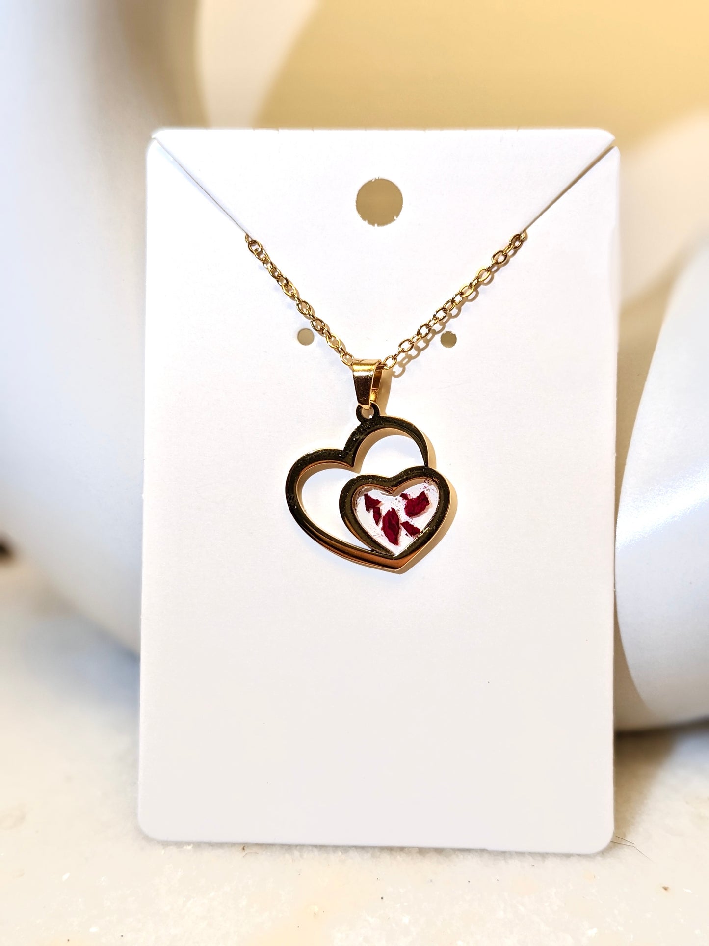 Double Heart Necklace