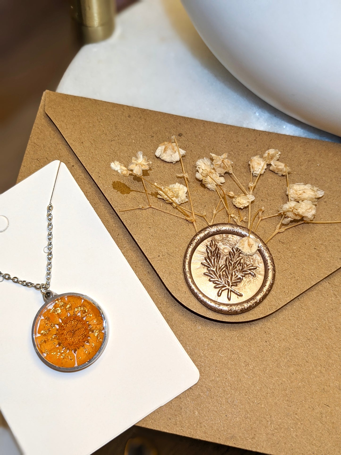 Sunflower Necklace