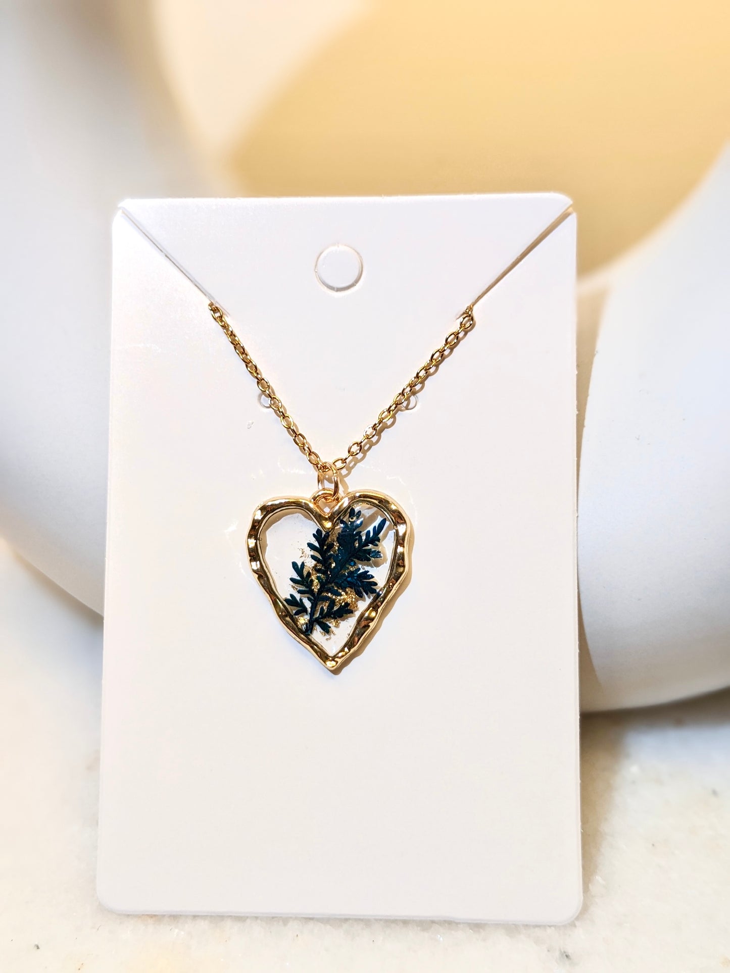 Blue Leaf Pendant