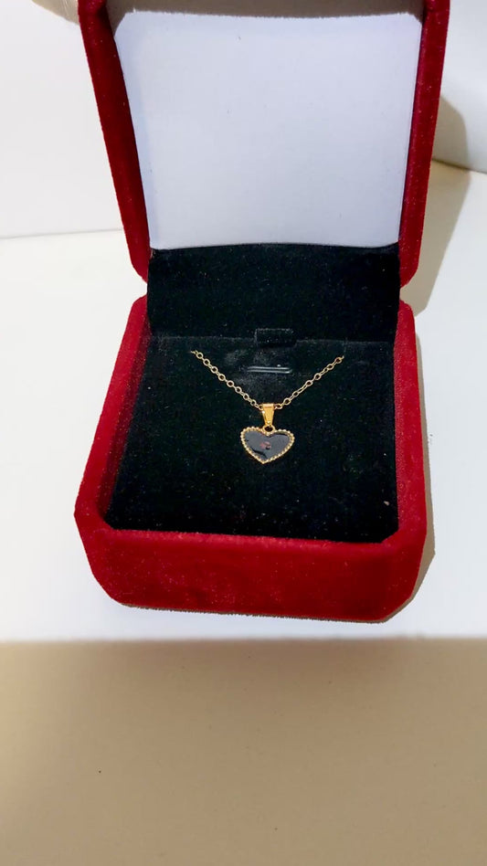 Gold-Plated Heart Necklace